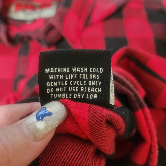 Revolution Gear Shirt By UNIK Men 4XL Flannel Plaid Lumberjack Button-down cabin - Picture 5 of 11